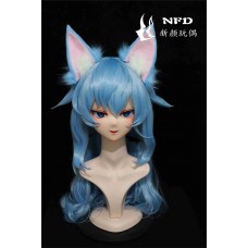 (NFD048)Customize Handmade Crossdress Full Head Female/Girl Resin Japanese Cartoon Character Animego Cosplay Kigurumi Mask